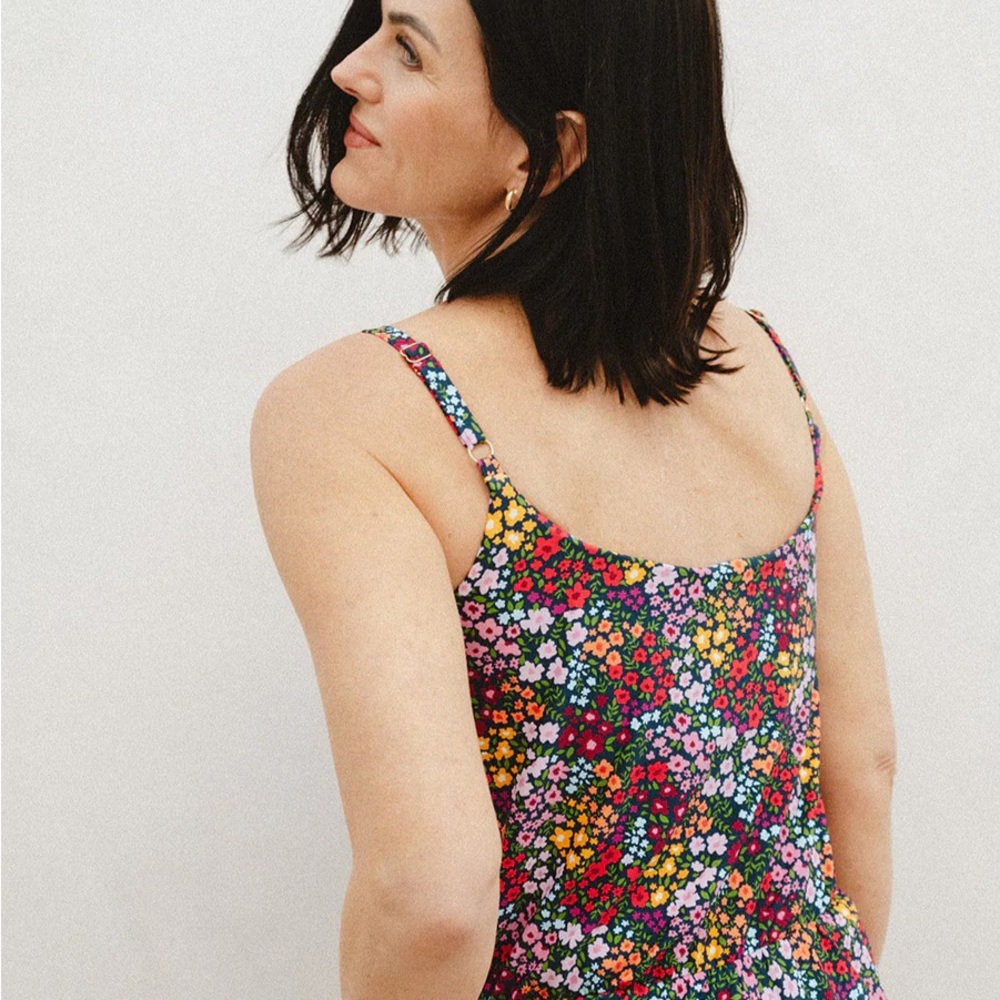 Honeymark Rue Swim Romper in Gardenia - Picture 2 of 7